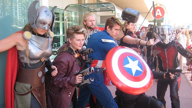 Marvel Superheroes including Thor, Captain America, etc.)