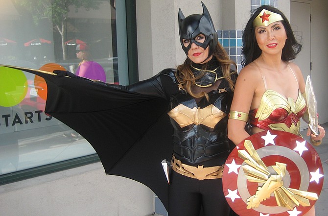 Batgirl and Wonder Woman