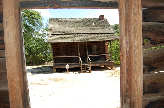 A log cabin at the Lexington County Museum. 