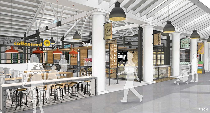A rendering of the interior of the upcoming Liberty Public Market.