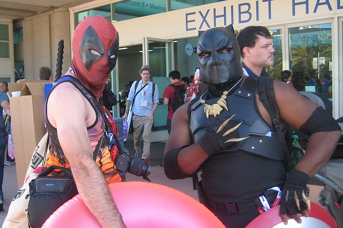 Deadpool and Black Panther from Marvel Comics
