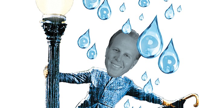Our politically ambitious Mayor Faulconer is hyping himself as the “anti-drought mayor.”
