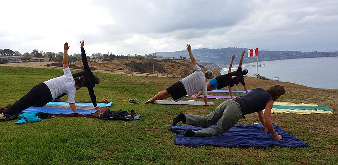 Come to Yoga at Torrey Pines glider port Saturday @ 9am