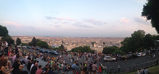 View from the Sacre Coeur Basilica