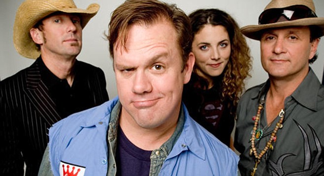 Interesting thing about Cowboy Mouth — the drummer is the frontman, the singer