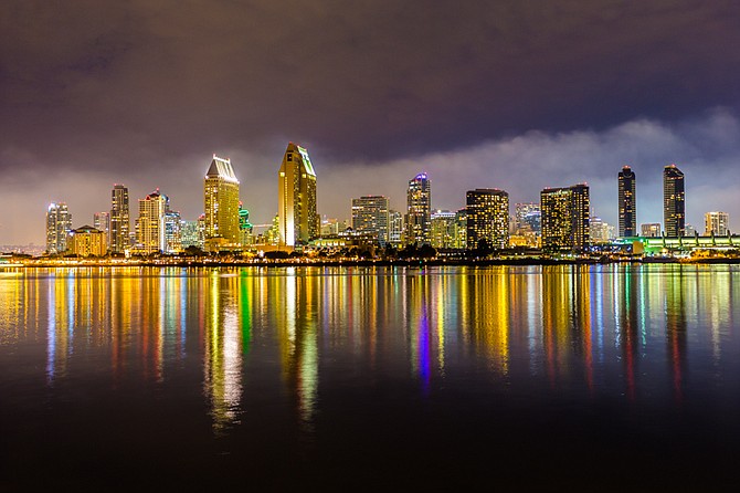 The beauty of the San Diego Skyline 