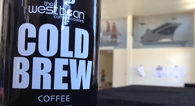 Bottles of West Bean cold brew, available at Liberty Public Market this fall