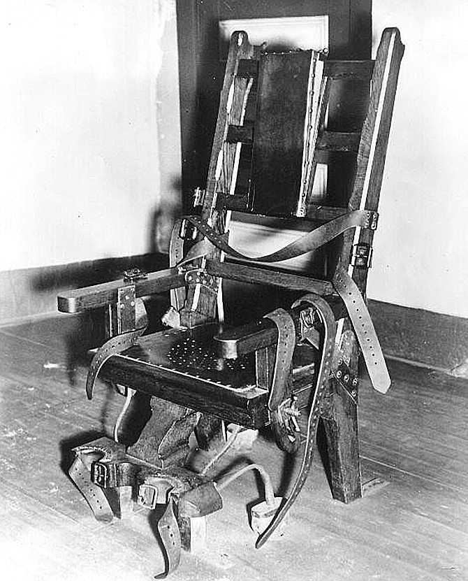 Electric chair that executed Sacco and Vanzetti