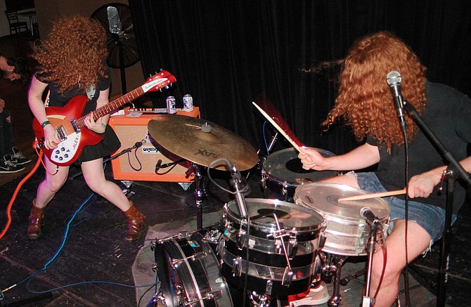 White Mystery will be banging their ginger fros at Whistle Stop Thursday night!