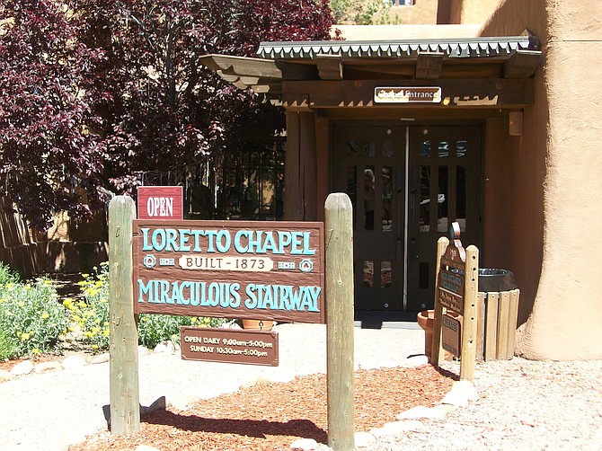 Loreto Chapel in Santa Fe, New Mexico.