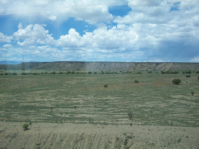 New Mexico scenery from the train.