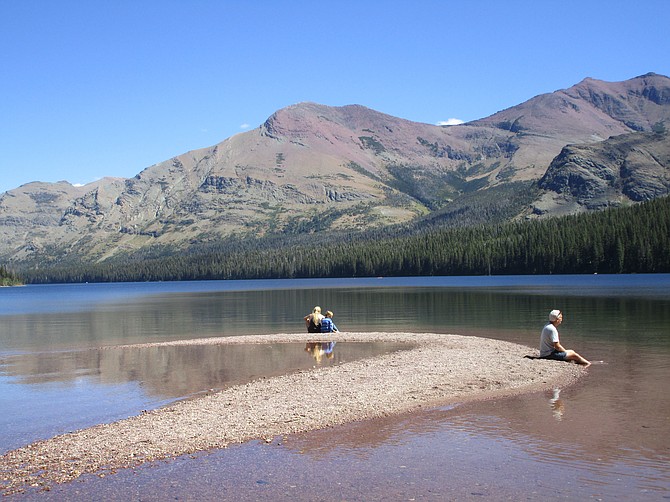 A quiet moment at Two Medicine Lake in Glacier National Park