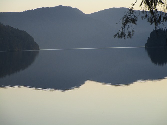 Lake Crescent at dawn, Olympic National Park