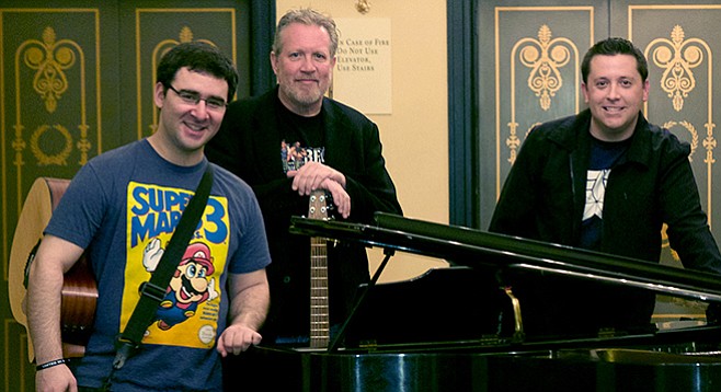 Nerd-rock trio Random Gibberish are putting the tunes back into ’toons.