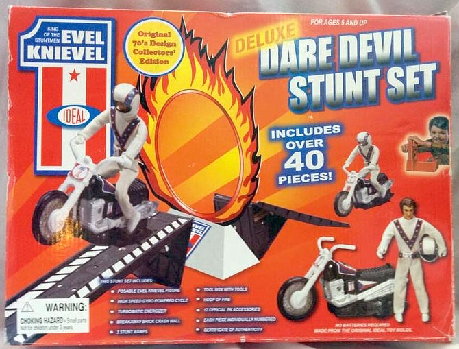 The coveted Dare Devil Stunt Set!