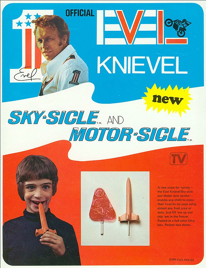MEGO's ultra-phallic Sky-Sicle and Motor-Sicle, 1974.