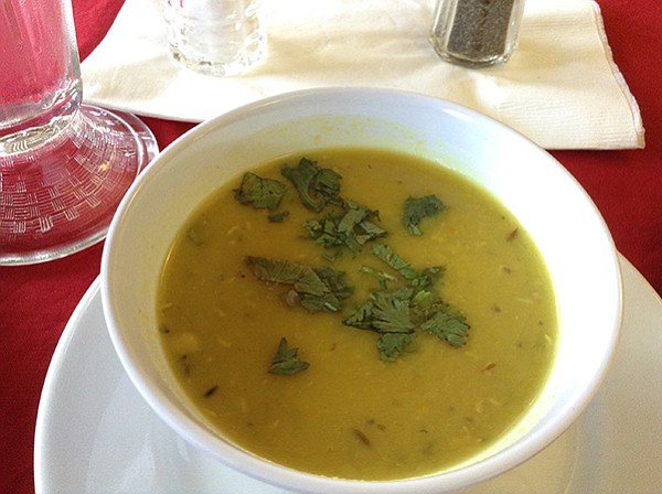 Five-lentil soup