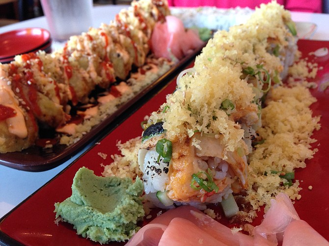 There’s no shortage of tasty rolls at Narumi Sushi.