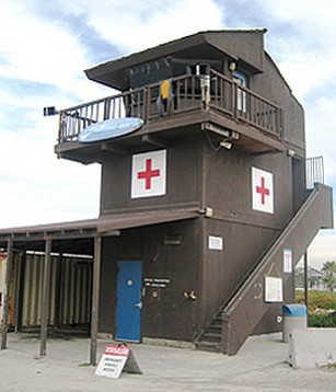 South Mission Beach's old lifeguard tower