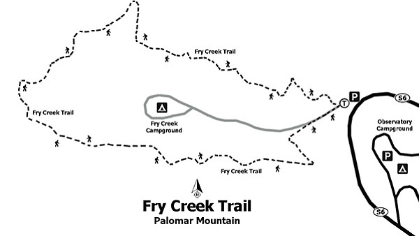 Map of Fry Creek