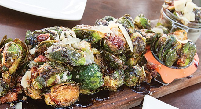 Brussels sprouts at Bo-Beau Kitchen + Garden