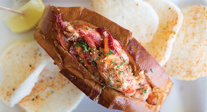 Lobster roll at Supernatural Sandwiches