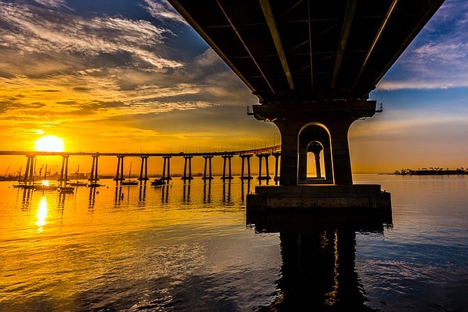 Coronado Bridge, Glorietta Bay