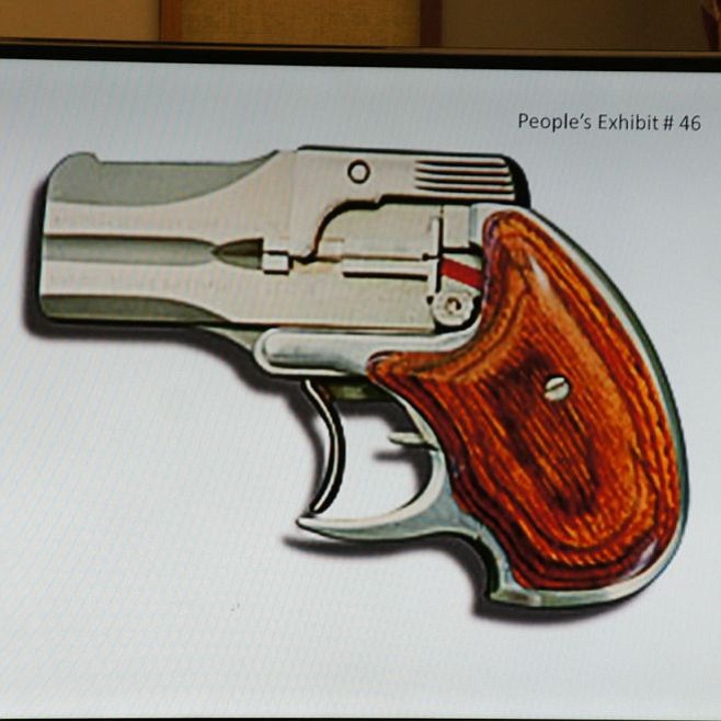 Evidence photo of the type of weapon used.