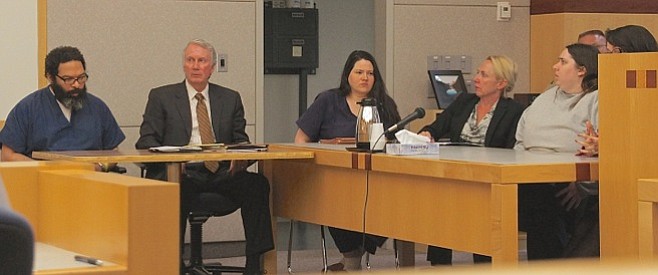 The 3 defendants have pleaded not guilty to all charges, through their attorneys. Photo by Weatherston