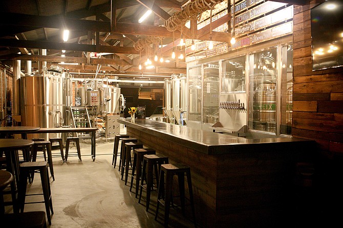 Helix tasting room a clean, well lighted place.