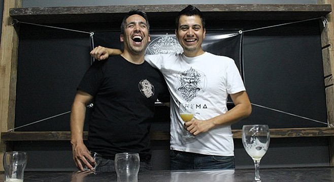 Teorema Cervecería brewers Luis Durazo and Edgar Martinez
