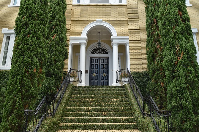 Ivy staircase in Charleston S.C.