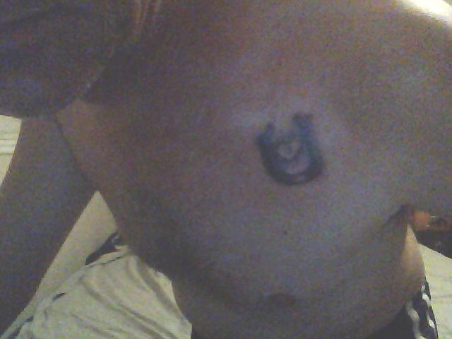 An "i" inside a heart inside an "U" (I love you) for my girlfriend Steffi...
done by David Holmes on sept. 20th 2015....
