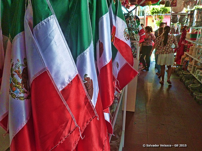 Travel Photos
TIJUANA,BAJA CALIFORNIA,MEXICO
Mexican flags in Mercado Hidalgo in Tijuana,Baja California,Mexico./ Banderas mexicanas en Mercado Hidalgo en Tijuana,Baja California,Mexico.