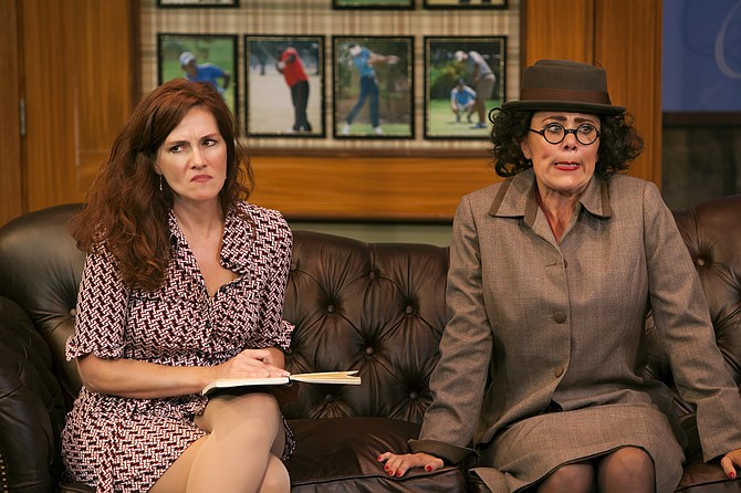 Jacquelyn Ritz and Roxane Carrasco in The Fox on the Fairway at North Coast Rep