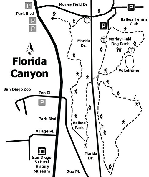 Map of Florida Canyon