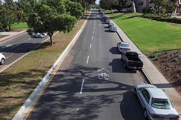 The stretch of Park Boulevard running through Balboa Park had only five collisions reported from 2007 to 2012.
