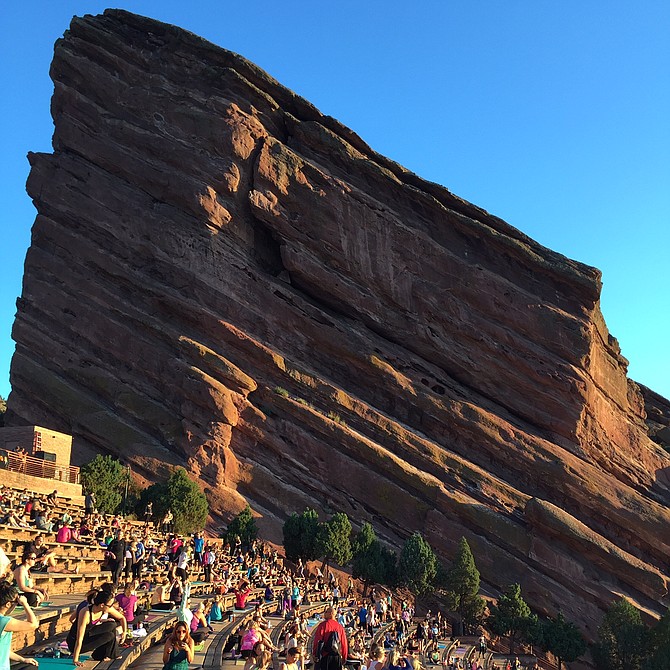 Yoga on the Rocks- Golden, Colorado at Red Rocks Amp
