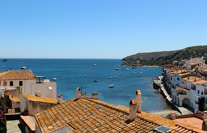 The bay of Cadaques where artists retreat during summer