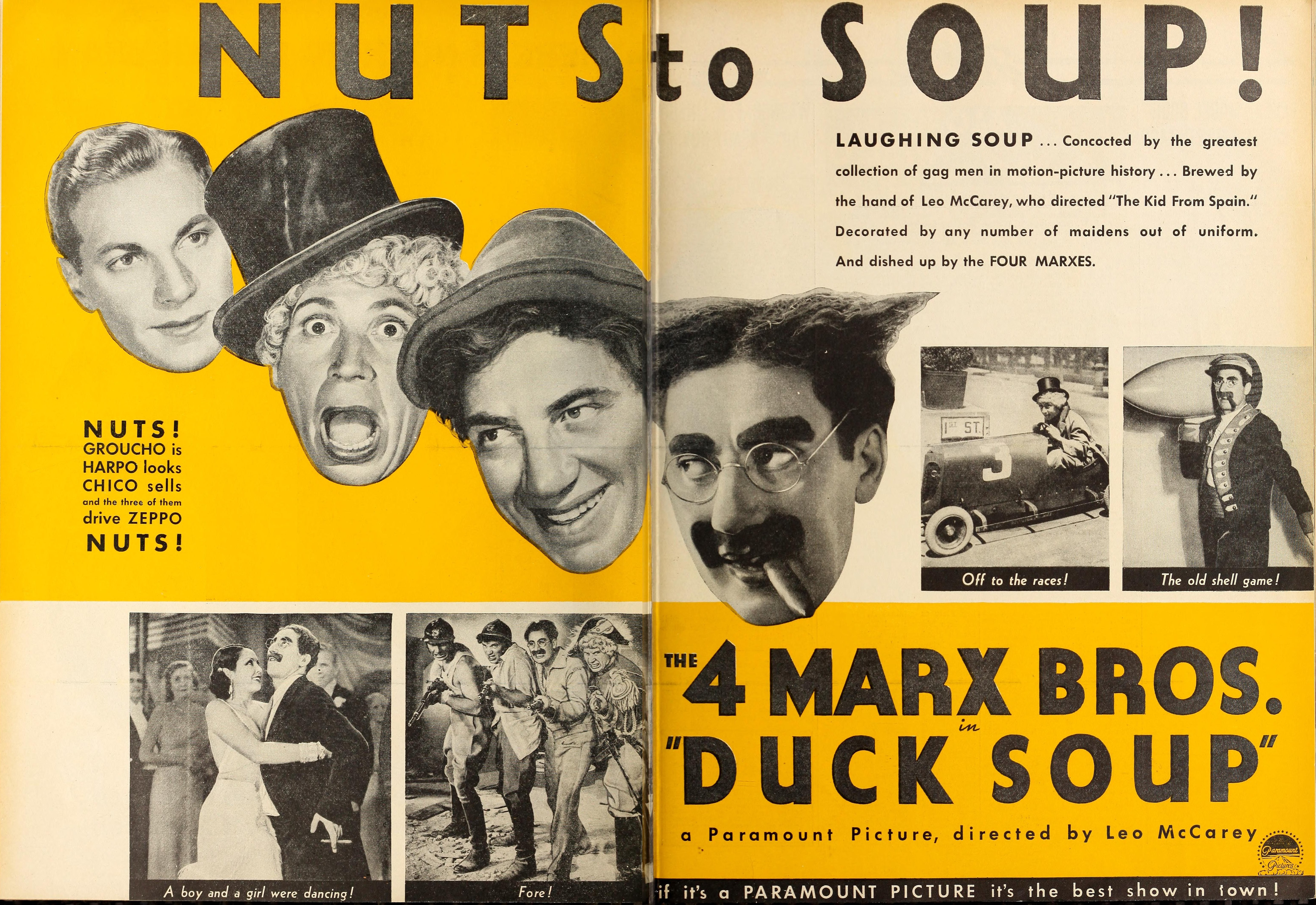 Duck soup The 4 Marx Brothers movie poster print