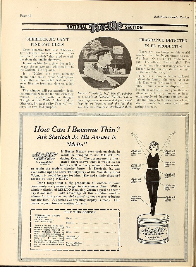 SWBK looking for BBW. EXHIBITOR'S TRADE REVIEW, July 28, 1924. 