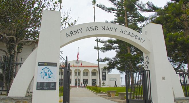 Boys' military academy in Carlsbad California.
