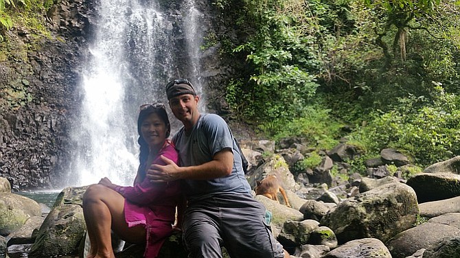 Waterfall hike to Buoma National Heritage Park.