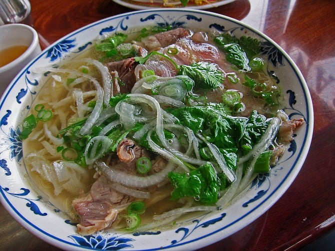 Pho Hiep and Grill opens at 7:30 a.m., so you can have a bowl for breakfast, just as in Vietnam.