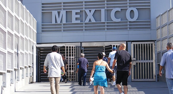 Currently, only pedestrians are required to show travel documents or proof of Mexican citizenship when entering Tijuana from San Ysidro.