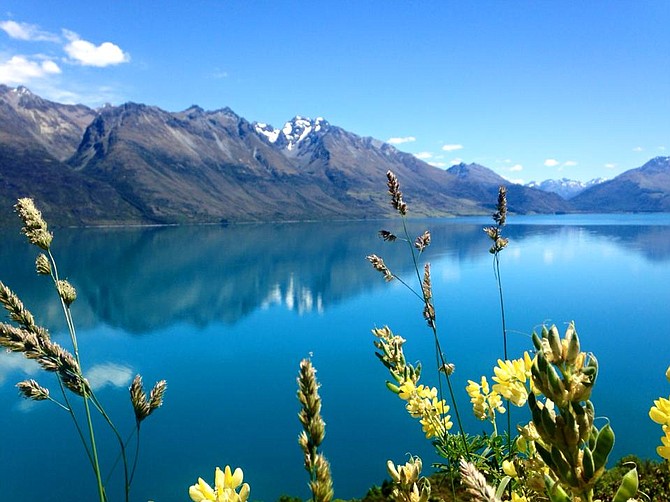 A view across Lake Wakatipu; On the road to Glenorchy, Queenstown, New Zealand South Island. 

© 2014 Danielle Harrison