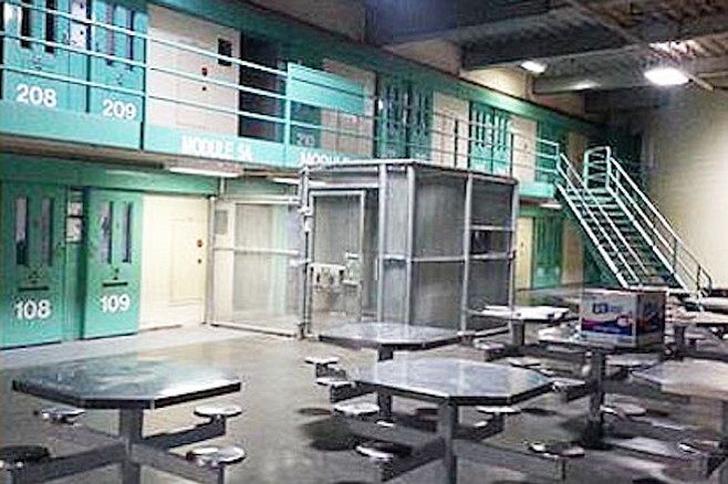 Inside  George F. Bailey Detention Facility