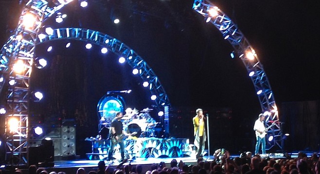 The Van Halen boys saved several songs from vocal disaster with their backing harmonies.