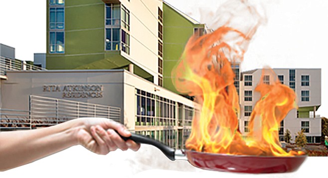 A stove fire at UCSD’s Rita Atkinson Residences caused between $100,000 and $250,000 in damages.