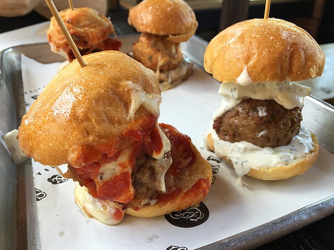 Sliders, delicious and messy